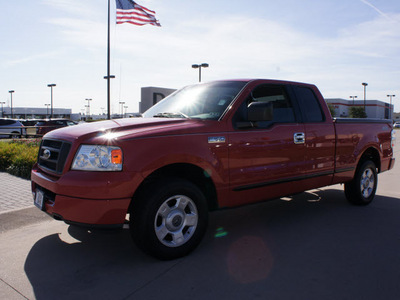 ford f 150 2004 red pickup truck stx gasoline 8 cylinders rear wheel drive automatic with overdrive 76018