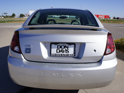 saturn ion 2003 silver sedan 2 gasoline 4 cylinders dohc front wheel drive automatic 76018