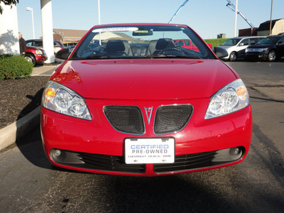 pontiac g6 2006 dk  red gtp gasoline 6 cylinders front wheel drive automatic 45036