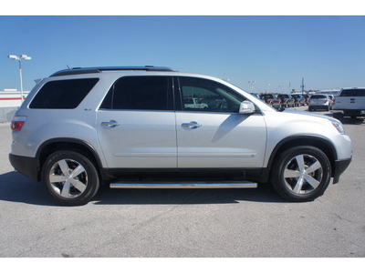 gmc acadia 2009 silver suv slt 2 gasoline 6 cylinders front wheel drive 6 speed automatic 77388
