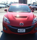 mazda mazdaspeed3 2011 red hatchback sport gasoline 4 cylinders front wheel drive 5 speed with overdrive 45324