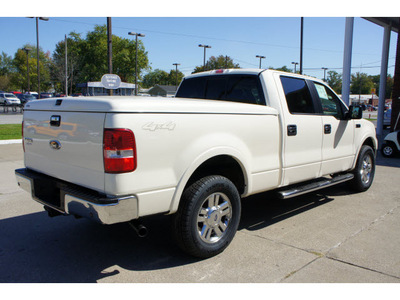 ford f 150 2008 white lariat flex fuel 8 cylinders 4 wheel drive automatic 47172