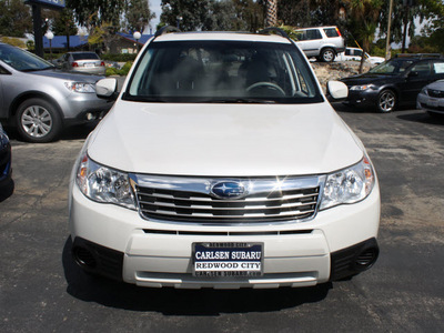 subaru forester 2010 white suv 2 5x premium gasoline 4 cylinders all whee drive automatic 94063