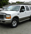 ford excursion 2001 white suv limited diesel 8 cylinders 4 wheel drive automatic 95678