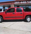 chevrolet colorado 2007 red gasoline 5 cylinders rear wheel drive automatic 77037