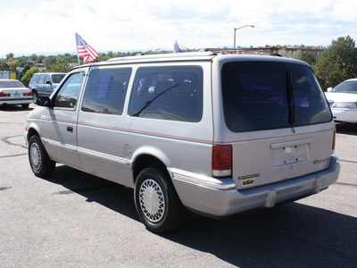 plymouth grand voyager 1993 gray van se gasoline v6 front wheel drive automatic 80229