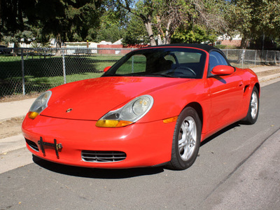porsche boxster 1998 red gasoline 6 cylinders rear wheel drive 5 speed manual 80110