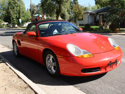 porsche boxster 1998 red gasoline 6 cylinders rear wheel drive 5 speed manual 80110