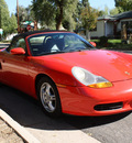 porsche boxster 1998 red gasoline 6 cylinders rear wheel drive 5 speed manual 80110