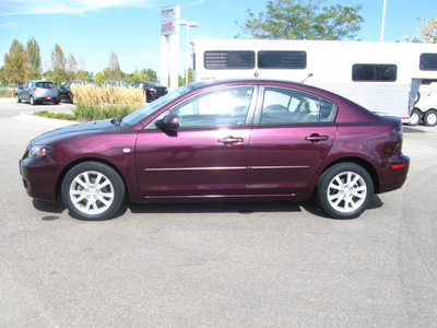 mazda mazda3 2007 purple sedan i sport gasoline 4 cylinders front wheel drive automatic 80504