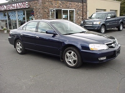 acura tl 2002 dk  blue sedan 3 2 gasoline 6 cylinders front wheel drive automatic 06019