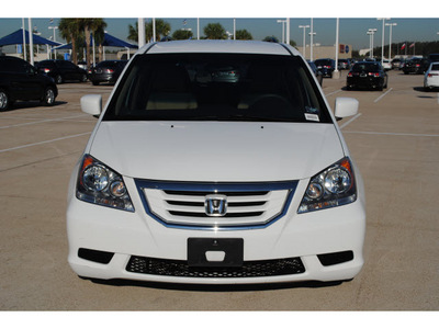 honda odyssey 2010 white van ex gasoline 6 cylinders front wheel drive automatic with overdrive 77065
