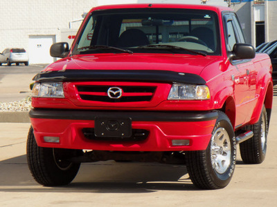 mazda b3000 2001 red pickup truck dual sport gasoline 6 cylinders rear wheel drive 5 speed manual 62034