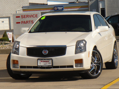 cadillac cts 2006 white diamond sedan high feature gasoline 6 cylinders rear wheel drive automatic 62034