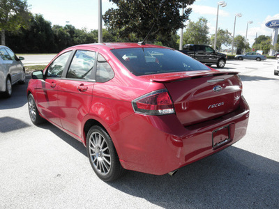 ford focus 2011 red sedan sport ses gasoline 4 cylinders front wheel drive automatic with overdrive 32783