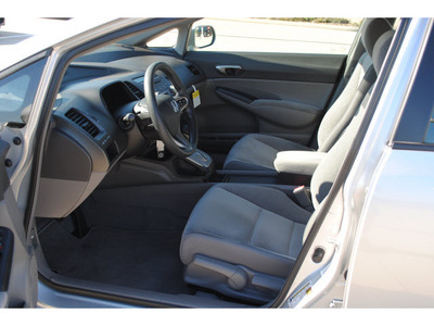 honda civic 2009 silver sedan lx gasoline 4 cylinders front wheel drive automatic 77065