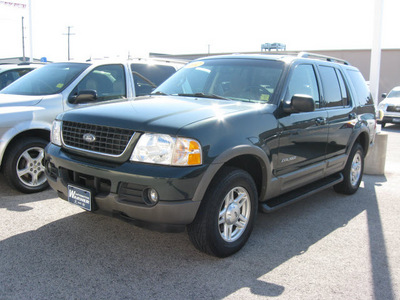 ford explorer 2002 dk  green suv xlt flex fuel 6 cylinders 4 wheel drive automatic with overdrive 45840