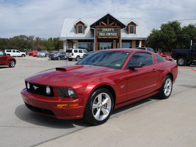 ford mustang 2008 red coupe gt gasoline 8 cylinders rear wheel drive 5 speed manual 76087