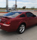 ford mustang 2008 red coupe gt gasoline 8 cylinders rear wheel drive 5 speed manual 76087