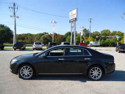 chevrolet malibu 2011 black sedan ltz gasoline 6 cylinders front wheel drive automatic 60007