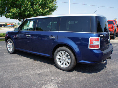 ford flex 2012 dk  blue wagon sel gasoline 6 cylinders front wheel drive 6 speed automatic 46168