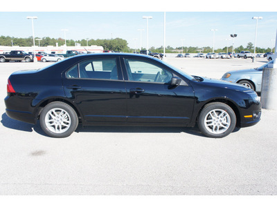 ford fusion 2012 black sedan s gasoline 4 cylinders front wheel drive 6 speed automatic 77388