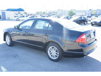 ford fusion 2012 black sedan s gasoline 4 cylinders front wheel drive 6 speed automatic 77388