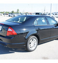 ford fusion 2012 black sedan s gasoline 4 cylinders front wheel drive 6 speed automatic 77388