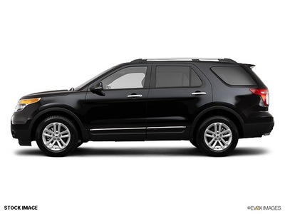 ford explorer 2012 black suv xlt gasoline 6 cylinders 4 wheel drive shiftable automatic 46168