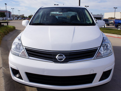 nissan versa 2010 white sedan gasoline 4 cylinders front wheel drive automatic with overdrive 76018