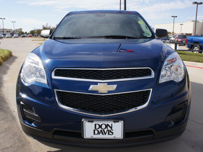 chevrolet equinox 2010 blue suv ls gasoline 4 cylinders front wheel drive automatic 76018