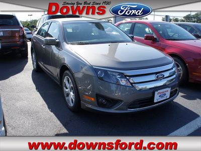 ford fusion 2012 gray sedan se flex fuel 6 cylinders front wheel drive automatic with overdrive 08753