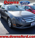ford fusion 2012 gray sedan se flex fuel 6 cylinders front wheel drive automatic with overdrive 08753
