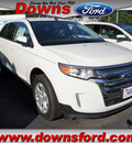 ford edge 2012 white sel gasoline 6 cylinders front wheel drive automatic with overdrive 08753