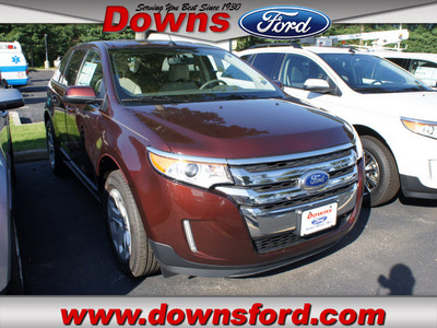 ford edge 2012 dk  red sel gasoline 4 cylinders front wheel drive automatic with overdrive 08753