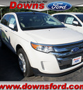 ford edge 2011 white sel gasoline 6 cylinders front wheel drive automatic with overdrive 08753