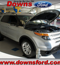 ford explorer 2011 silver suv xlt gasoline 6 cylinders 4 wheel drive automatic with overdrive 08753