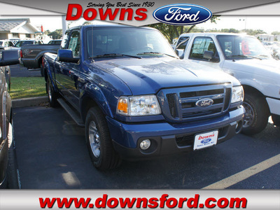 ford ranger 2011 lt  blue sport gasoline 6 cylinders 2 wheel drive automatic with overdrive 08753