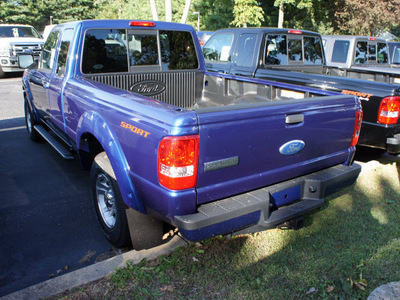 ford ranger 2011 lt  blue sport gasoline 6 cylinders 2 wheel drive automatic with overdrive 08753