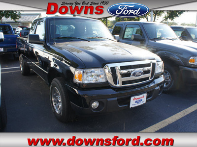 ford ranger 2011 black xlt gasoline 4 cylinders 2 wheel drive automatic with overdrive 08753