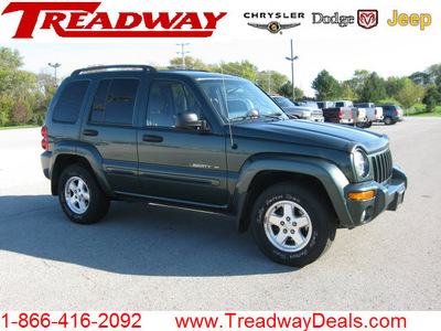 jeep liberty 2003 green suv limited gasoline 6 cylinders rear wheel drive automatic with overdrive 45840