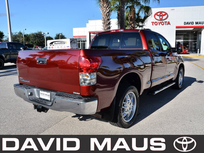 toyota tundra 2007 red limited gasoline 8 cylinders rear wheel drive automatic 32771