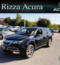 acura mdx 2011 black suv advance awd gasoline 6 cylinders all whee drive automatic with overdrive 60462
