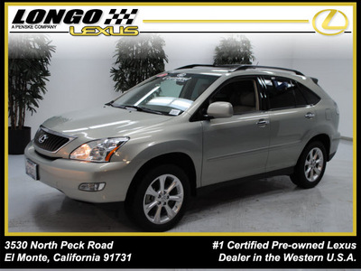 lexus rx 350 2009 bamboo pearl suv gasoline 6 cylinders front wheel drive automatic 91731