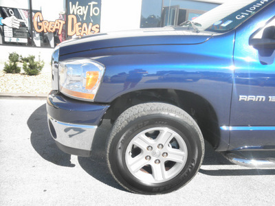 dodge ram pickup 1500 2006 blue pickup truck slt gasoline 8 cylinders rear wheel drive automatic 34731