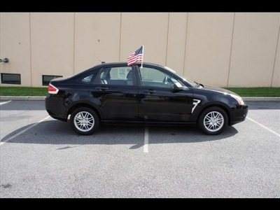ford focus 2008 black sedan se gasoline 4 cylinders front wheel drive automatic 07012
