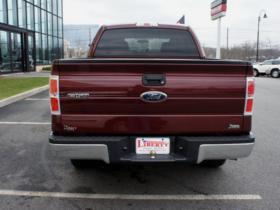 ford f 150 2010 dk  red pickup truck xlt,4x4,alloys,5 4 v 8,tow, flex fuel 8 cylinders 4 wheel drive automatic 07012