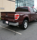 ford f 150 2010 dk  red pickup truck xlt,4x4,alloys,5 4 v 8,tow, flex fuel 8 cylinders 4 wheel drive automatic 07012