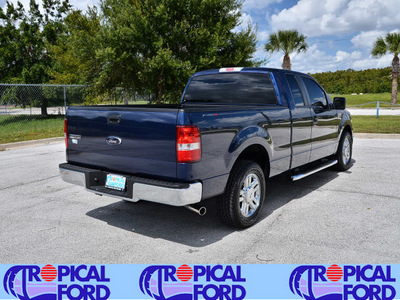 ford f 150 2008 blue xlt gasoline 8 cylinders 2 wheel drive automatic 32837