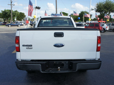 ford f 150 2006 white pickup truck xl gasoline 6 cylinders rear wheel drive automatic 33021